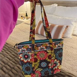 Floral Multicolor Tote Bag